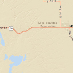 119th Street, Sisseton, SD 57262, USA Street Map