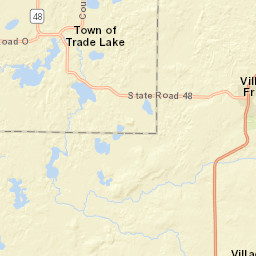 11402-11418 State Highway 48, Frederic, WI Street Map