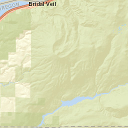Columbia River Highway, Mt. Hood National Forest Street Map