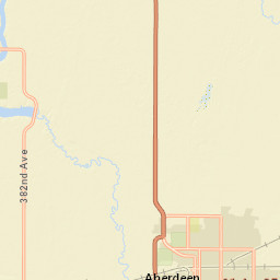 816 North Lincoln Street Aberdeen SD Street Map