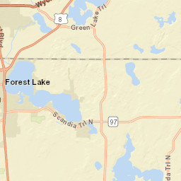 18938-18984 Forest Blvd N Forest Lake MN Street Map