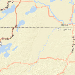 County Highway MM, New Auburn, WI  Street Map