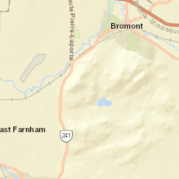 380-560 Chemin de Gaspé, Bromont Street Map