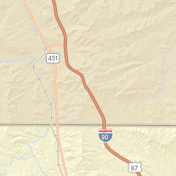 I-90 Parkman WY 82838 America Street Map