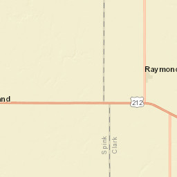 U.S. 212, Raymond, SD 57258, USA Street Map