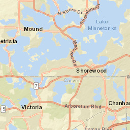 1306-1322 Shoreline Drive Wayzata MN Street Map