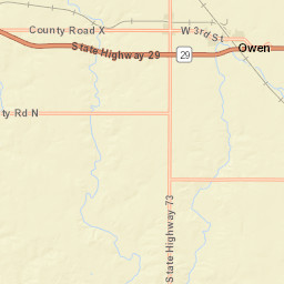 County Road O, Withee, WI 54498, USA Street Map