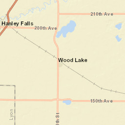 5231-5285 150th Ave Wood Lake MN Street Map