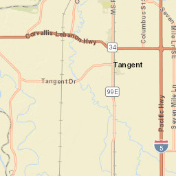 33001-33599 Tangent Drive, Tangent, OR Street Map