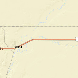 North Bluff Street, Blunt, SD 57522, USA Street Map