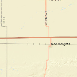 S Dakota Ave Ree Heights SD 57371 Street Map