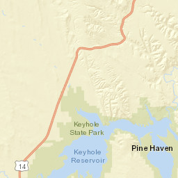 115 Pine Haven Road Moorcroft WY Street Map