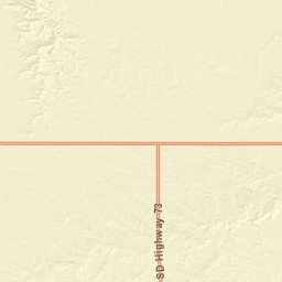 South Dakota 34 Milesville SD Street Map