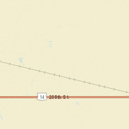 39300-39378 208th Street, Huron, SD Street Map