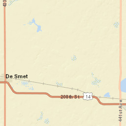433rd Ave De Smet SD 57231 Street Map