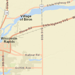 2860 North Biron Drive, Wisconsin Rapids Street Map