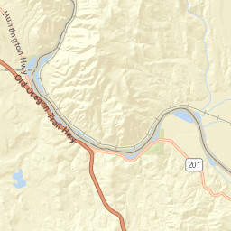 Olds Ferry-Ontario Highway, Huntington, OR Street Map