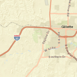 203 South Gillette Avenue Gillette WY Street Map