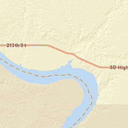 Highway 1806, Fort Pierre, SD 57532, USA Street Map