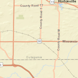 N1843 Autumnwood Ct Hortonville WI Street Map