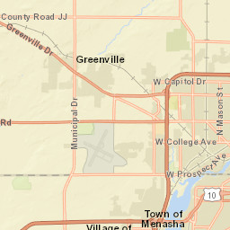 2901-2911 Winnegamie Dr Neenah WI Street Map