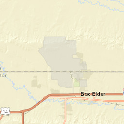 839 Lone Soldier Rd Box Elder SD Street Map
