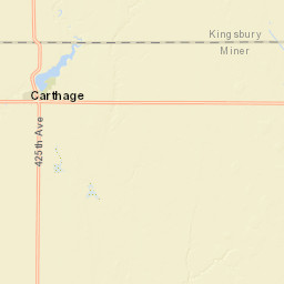 21950 425th Avenue, Carthage, SD Street Map