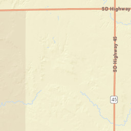 South Dakota 34 Gann Valley SD Street Map