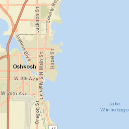439-499 Wisconsin Trunk Highway 44 Street Map