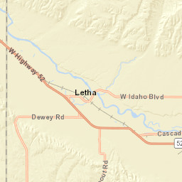 4001-4099 Little Freeze Out Road, Emmett Street Map