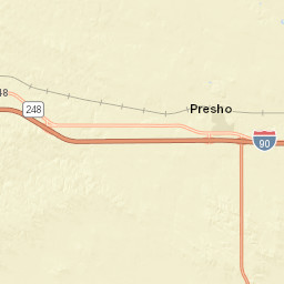 Interstate 90 Presho SD 57568 Street Map