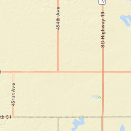 454th Avenue, Madison, SD 57042 Street Map