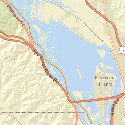 1501-1599 Sand Lake Road Onalaska Street Map