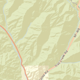 National Forest Development Road 408, Sawtooth National Fores Street Map