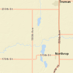 100-198 Minnesota 15 Truman MN 56088 Street Map