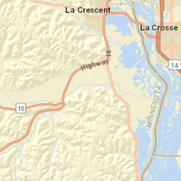 Highway 16, La Crosse, WI 54601, USA Street Map