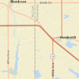 Highway 38, Montrose, SD 57048, USA Street Map