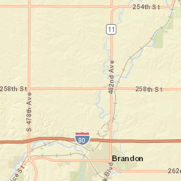 2204 Oak Hill Cir Brandon South Dakota  Street Map