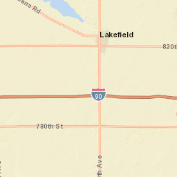 46371-46373 820th Street Lakefield MN Street Map