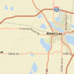 800-826 East Plaza Street Albert Lea MN Street Map