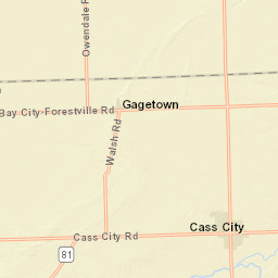 6121-6143 Cass City Road, Cass City, MI Street Map