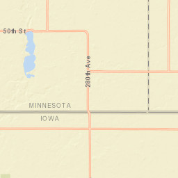 50th Street, Fairmont, MN 56031, USA Street Map