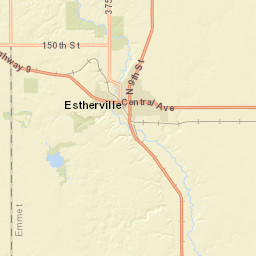 11-99 West Central Avenue, Estherville, IA Street Map
