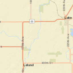 46001-46999 220th Ave Lake Mills IA Street Map