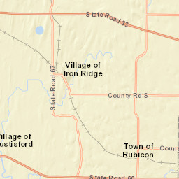 W2847 State Highway 33 Trunk, Mayville Street Map