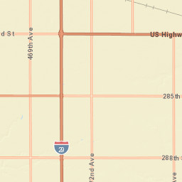 46997 282nd St Lennox SD 57039 Street Map