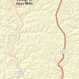 WI-131 Gays Mills WI 54631 America Street Map
