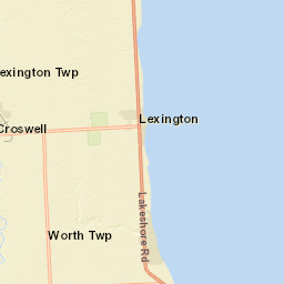 7000-7498 Wildcat Rd, Croswell, MI 48422, Street Map