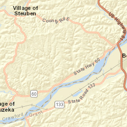 1480-1722 County Rd E Boscobel WI Street Map