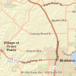 8072-8370 Indian Trail, Cross Plains, WI Street Map